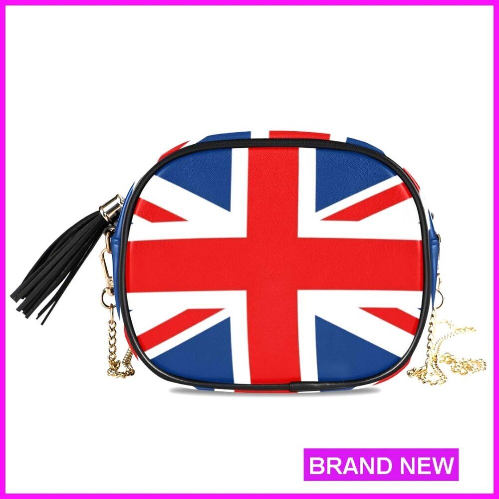 PU Leather Crossbody Bag with Adjustable Chain Strap, Multi Pocket